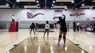 Woodlawn High School Volleyball vs Lansdowne High School 92724 [upl. by Nnasus]