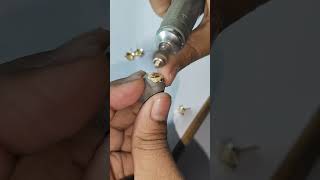 Gold flower jewellery wood goldjewellerymaking goldjewellery jewellrymaking goldaccessories [upl. by Edac]