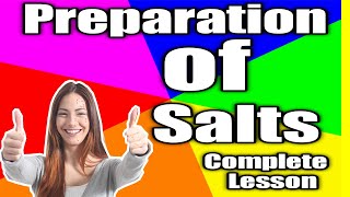 Easy understanding of how to prepare salts in chemistry [upl. by Dorris]