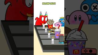 Banban vs Blue vs Kirby🤩Blow Out The Candle Fun Family Game Challenge Animation challenge family [upl. by Yerggoeg584]