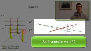 Prospettiva Accidentale di un Parallelepipedo  Prolungamento Lati [upl. by Karon698]