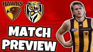 HAWTHORN VS RICHMOND  MATCH PREVIEW R23 2024 [upl. by Llevel]