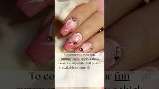 Finish Your Fun Summer Nails with Bold Polish amp Glitter  Stunning amp Sparkly Nail Art Tutorial [upl. by Head832]