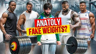 Anatoly Use FAKE WEIGHTS in gym PRANK  ANATOLY pretended to be a Beginner 10 [upl. by Kaylil224]