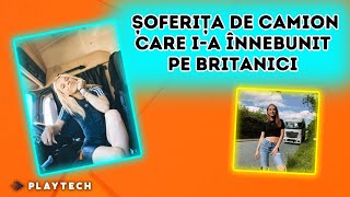 Şoferiţa de TIR din România care ia cucerit pe britanici A apărut şi în ziare cumșoferi [upl. by Hearsh]