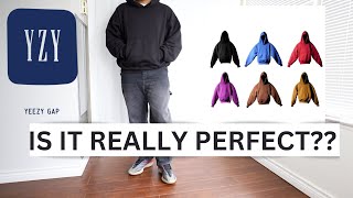 Yeezy Gap Perfect Hoodie Sizing Advice  Styling by Kanye West [upl. by Margery]