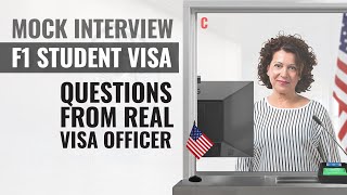 2024 F1 Visa Interview  Real Questions from Visa Officer [upl. by Sylera]