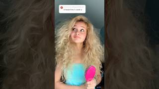 STRAIGHTEN MY HAIRshorts fyp viral curlyhair [upl. by Yrahca864]