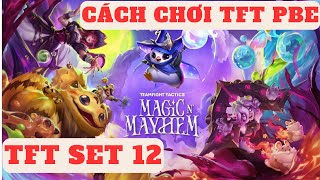 Hướng dẫn cài đặt server PBE chơi ĐTCL mùa 12  TFT SET 12 [upl. by Darnell]