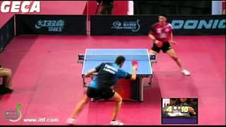 Vladimir Samsonov vs Gao NingSpanish Open 2012 [upl. by Smallman]