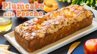 Plumcake Soffice alle Pesche e Yogurt  Ricetta Facile  55Winston55 [upl. by Charlean540]