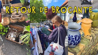 RETOUR DE BROCANTE 🌷 haul  vlog [upl. by Eppillihp280]