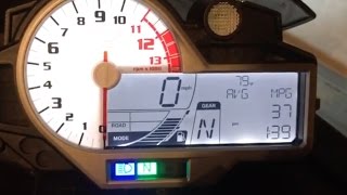 BMW S1000R gauge and hidden features [upl. by Asit]