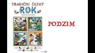 TRADIČNÍ ČESKÝ ROK  ilustroval Josef Lada  PODZIM [upl. by Ammadis507]