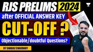 🚨RJS 2024 Prelims  Expected CutOff amp Doubtful Questions  Shabaz Chaudary [upl. by Ymmor]