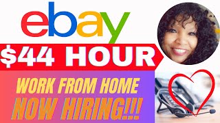 Earn 1760 A WEEK  EBAY WFH Jobs  ❤️ workfromhome [upl. by Naerb]