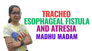 Tracheo Esophageal Fistula and Atresia II Child Health Nursing II Madhu Mam II [upl. by Earb650]