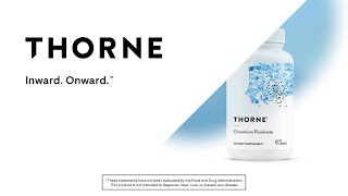 Chromium Picolinate Supplement  Thorne [upl. by Borek513]