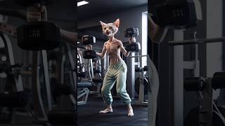 Once bullied a skinny cat turned muscular ai cat kitte fypシ゚viral catlover cute funny [upl. by Kari694]