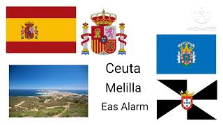 Ceuta Melilla Eas Alarm 🇪🇦 [upl. by Henarat]