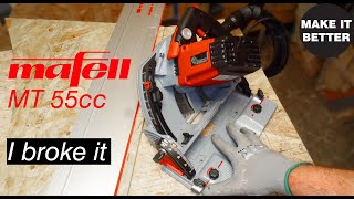 Mafell MT55cc Plunge Saw  Dont Make My Mistake [upl. by Hsaka353]