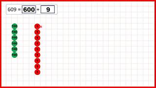 Partition threedigit numbers  Place Value  Year 3 [upl. by Handbook]