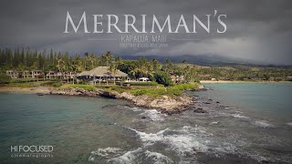 Merrimans Kapalua Maui Wedding Venue  HI FOCUSED [upl. by Draned740]