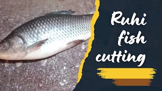 Removing Ruhi Fish Skin Easily [upl. by Brittany]