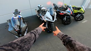 BMW S1000RR M VS M1000RR [upl. by Nodnil586]