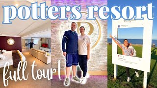 FULL TOUR OF POTTERS RESORT HOPTONONSEA In Depth Resort Tour amp Suite Tour 2024 [upl. by Idorb884]