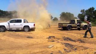 LandCruiser vs Amarok [upl. by Roe]