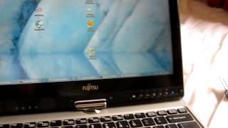 Fujitsu Lifebook T732 Convertible Tablet PC review part 1 [upl. by Kared]