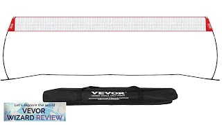 VEVOR Freestanding Volleyball Training Net for Indoor or Outdoor Use Adjustable Height Review [upl. by Erdnael]