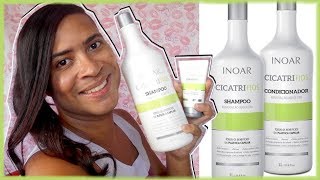 RESENHA DO KIT CICATRIFIOS INOAR  LIBERADO LOW POO  DENISON DIAMOND [upl. by Merci69]