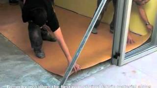 How to Install Linoleum Flooring [upl. by Dugaid968]