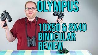 Olympus 10x50 and 8X40 binoculars review  Are the budget binoculars comparable to Leica Ultravids [upl. by Yesdnyl]