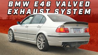 BMW E46 325i amp 330i Valved Exhaust  ECS Tuning [upl. by Santoro]