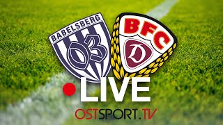 LIVE Babelsberg 03 vs BFC Dynamo  Regionalliga Nordost  SP02 [upl. by Garrek]