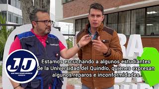 Estudianes de Uniquindío expresan algunas inconformidades [upl. by Oribel]