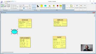 Exemple dutilisation du logiciel Looping pour la création dun MCD [upl. by Marcelline]