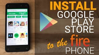 Install Google Play Store to Amazon Fire Phone No Root [upl. by Shaefer]