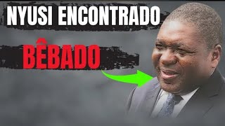 NYUSI FOI FLAGRADO BÊBADO A CURTIR [upl. by Leonteen]