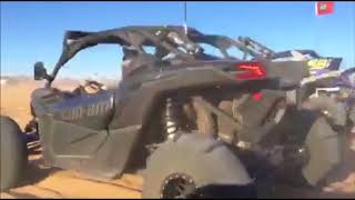 2016 Polaris XPT Alba Racing E85 Glamis drags [upl. by Atihcnoc]