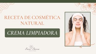 Cómo preparar 🌺 CREMA LIMPIADORA facial exfoliante 🌺 Receta de cosmética natural [upl. by Clarence]