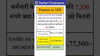 Pension in NPS Contribution is 7350 per month [upl. by Standush]