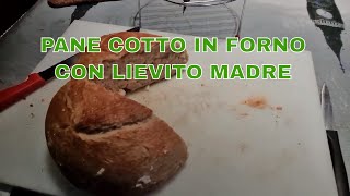 Pane cotto in forno con lievito madre  Corso di Panificazione  Tutorial Italiano [upl. by Are205]