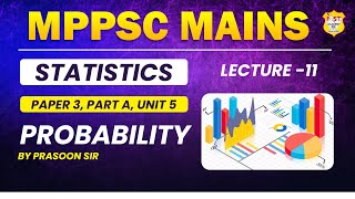 MPPSC Mains statistics  Probability  PAPER 3PART A UNIT 5 [upl. by Farly477]