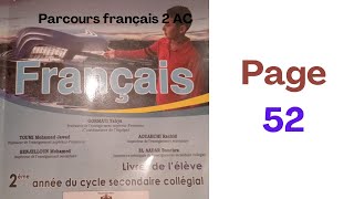 parcours français 2 AC page 52Ecrit Produire une affiche [upl. by Reneta]