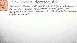 Chemisches Rechnen 14  Chemie  Allgemeine und anorganische Chemie [upl. by Orlan]