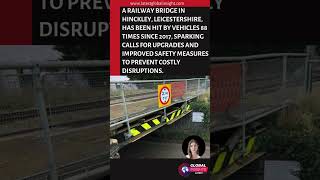 Railway Bridge WRECKS Why Vehicles Keep Crashing Here  shorts uknews [upl. by Blair]